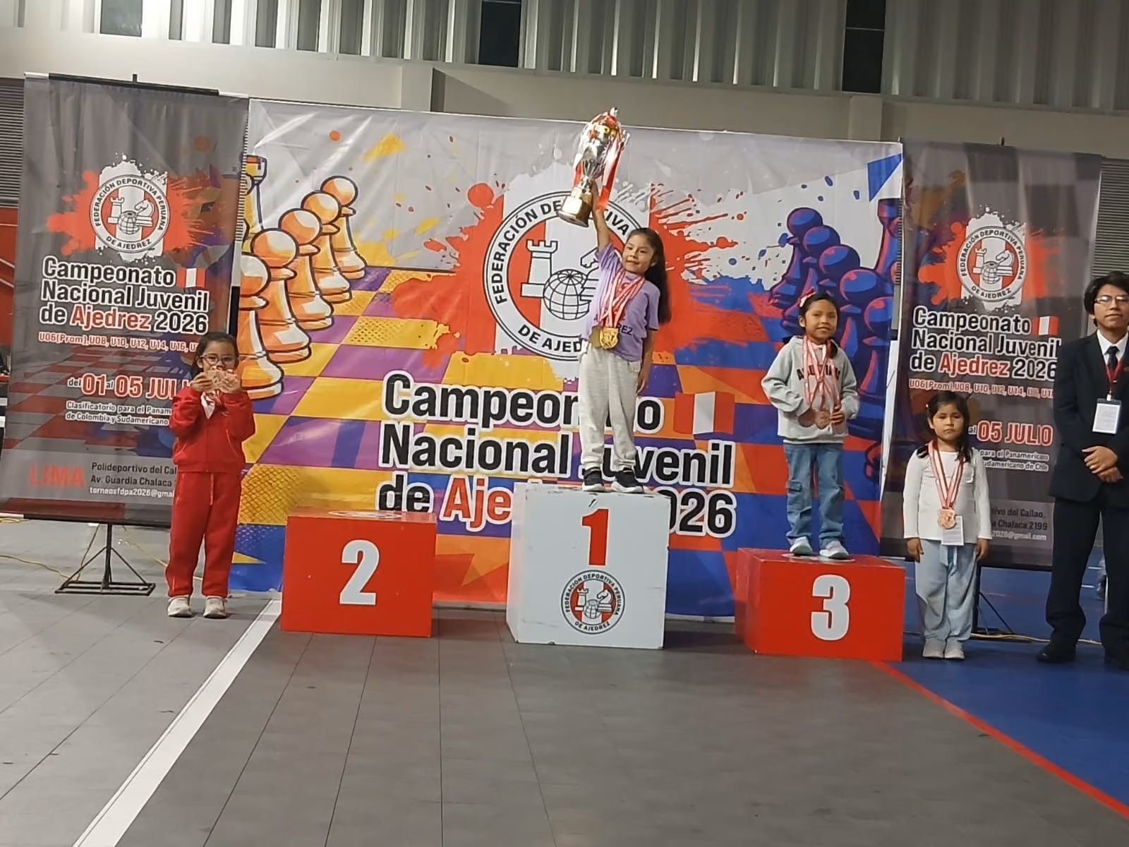 Mariannita Quispe 3er lugar BLITZ / 4TO CLASICO NACIONAL JUVENIL 2026 - portada
